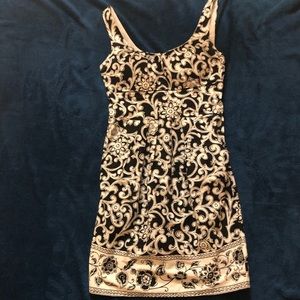 B. Smart ladies black and white dress